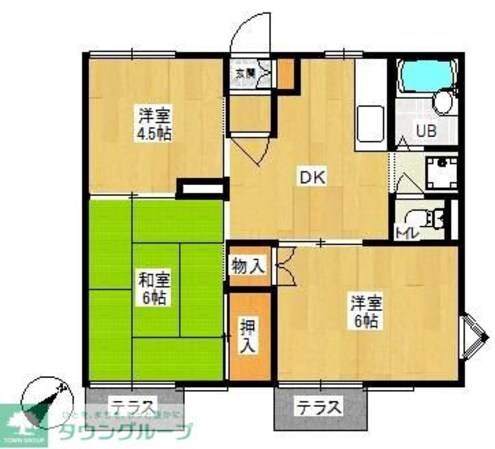 ヴェルデ新狭山の物件間取画像